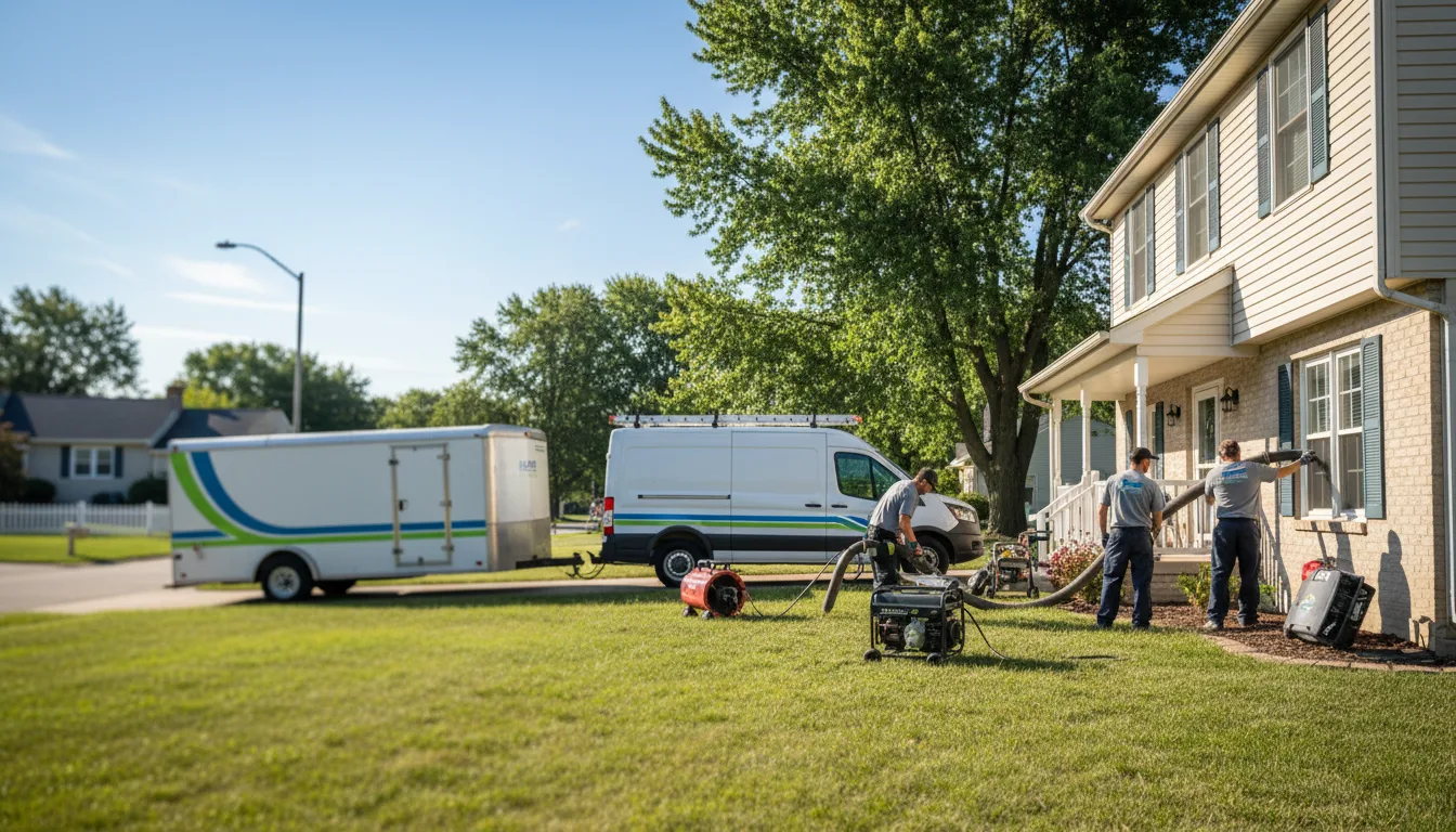 Flooded Basement Restoration And Cleanup With Repair in Hudson, KS near me